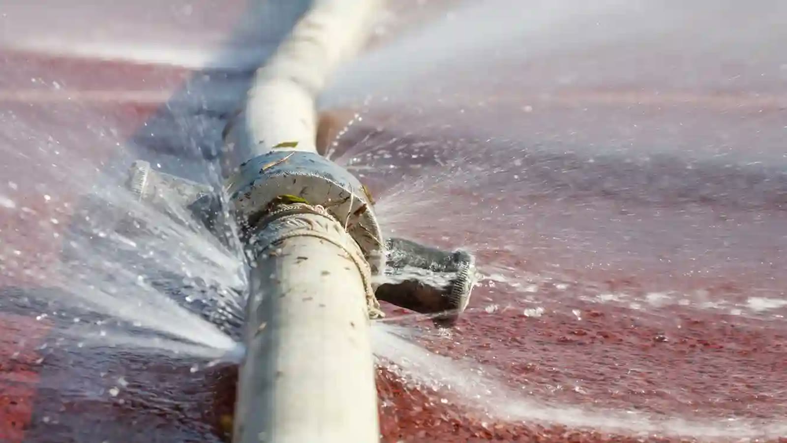 Plumbing repair work at a Wake Forest home